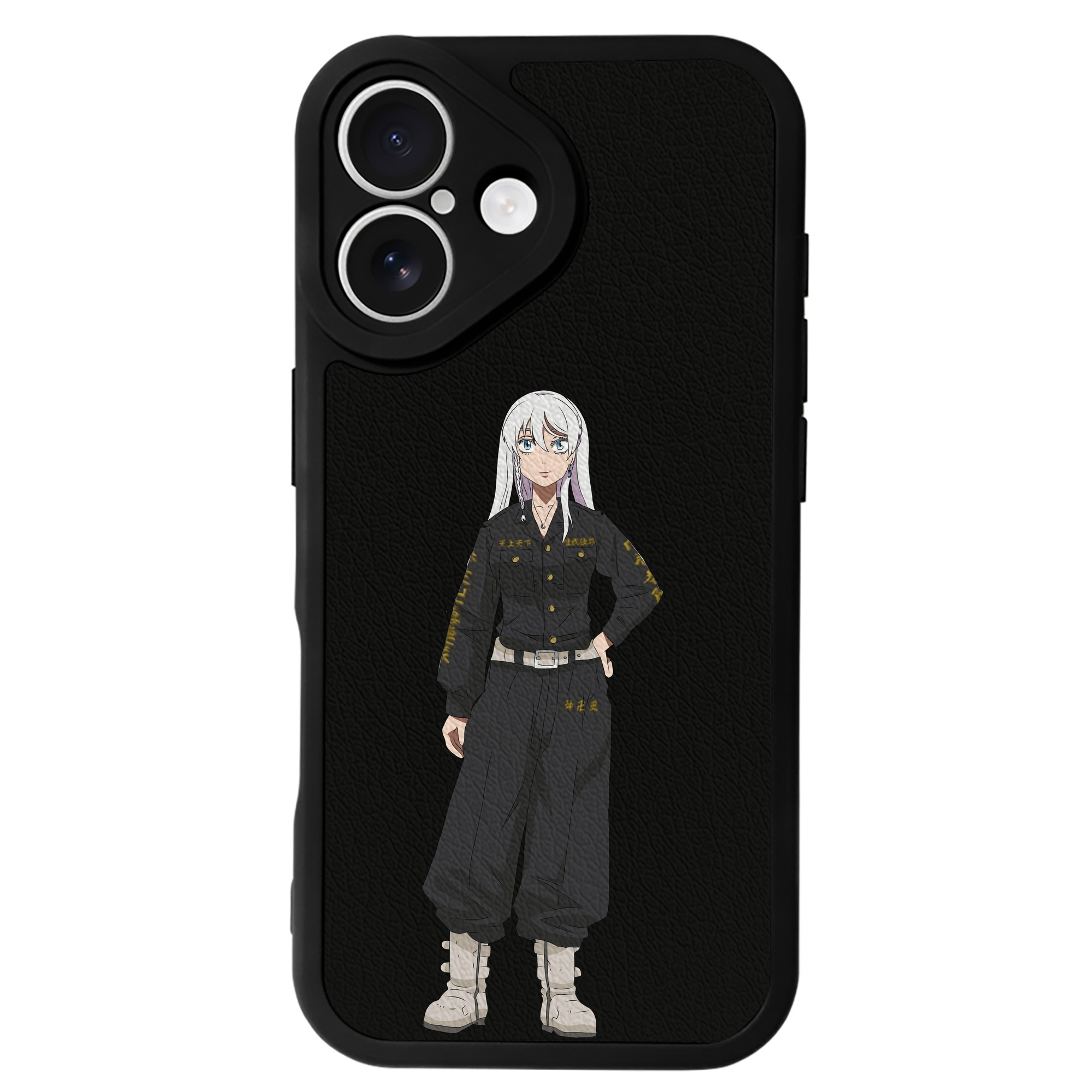 （画像用） 東京リベンジャーズ Tokyo Revengers 【iPhone 16シリーズ対応】シリコンスマホケース（レザー調） 材質：シリコン